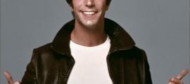 What did the Fonz cover up?