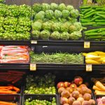 Vegetables On A Shop Shelf