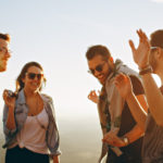 Group Of Young People Enjoying Themselves Laughing