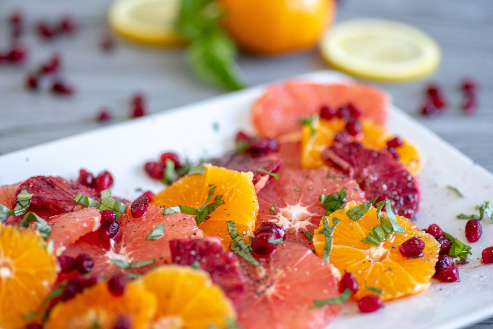 Fresh Fruit On A Plate